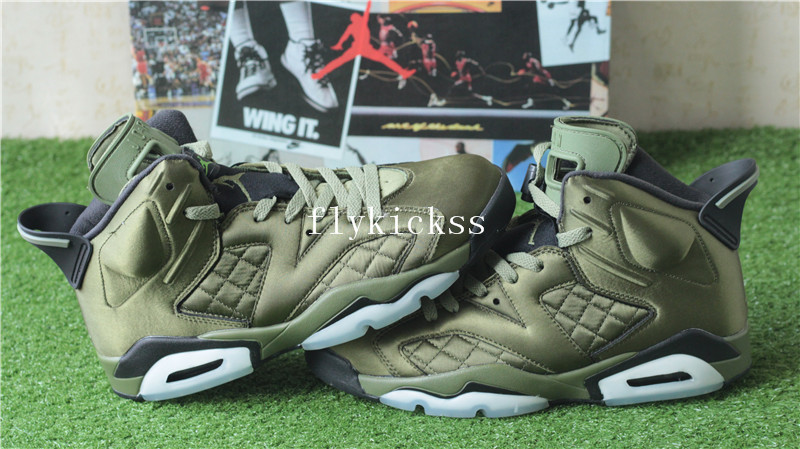 Air Jordan 6 Pinnacle Flight Jacket Green